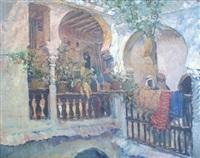 EDOUARD HERZIG INTERIEUR DE MEDINA ANIMEE